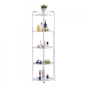 Ραφιέρα γωνιακή πτυσσόμενη Next 18873-00 με 5 ράφια λευκή Υ156x35x38εκ.