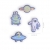 ΧΑΡΤΑΚΙΑ TREND 961907 SPACE STICKY NOTES 4X35Φ