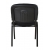 Καρέκλα επισκέπτη, Υ83,5x55x41 σε μαύρο χρώμα 13839-09