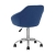 Καρέκλα εργασίας Jasper Υ88-78x54x54 εκ υφασμάτινη, χρώμα μπλε - πετρόλ 13824-02