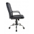 Καρέκλα διευθυντική τροχήλατη Υ96-86x50x60εκ μαύρη με μαξιλάρι 13822