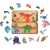 TRAVEL MAGNETIC PUZZLE DINO MIER EDU (GRAFFITI)